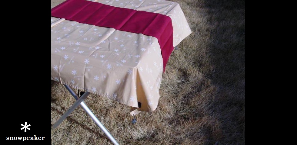 the original goods　NO.012　＊印 tablecloth & weight　by こちょび　c