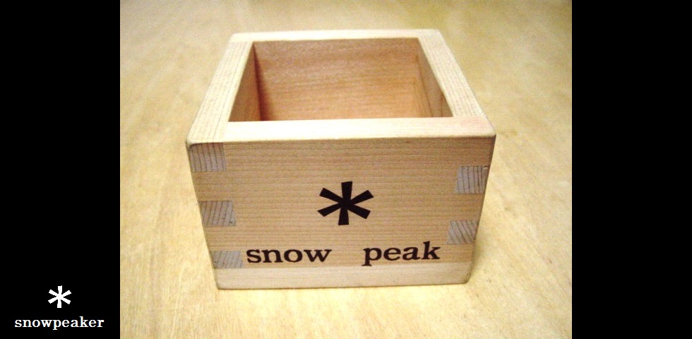 the original goods　NO.043　＊ロゴ入り枡 　by snow pork　a